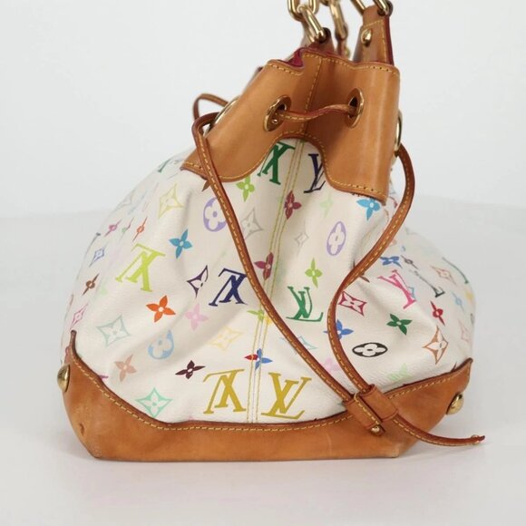 LOUIS VUITTON Monogram Multicolor Ursula Tote Bag White M40123 LV Auth 142693V - Picture 7 of 16